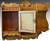 SOLD Oak Carved Victorian Medicine Cabinet / What Not Shelf