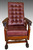 SOLD Rare Lion Head Morris Platform Rocker