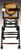 SOLD Antique Victorian Children's Walnut Up & Down High Chair - Civil War Era
