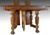SOLD Victorian Walnut Claw Foot Dining Table w/ 2 Leaves