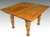SOLD Tiger Sawn Oak Dining Table - Fluted Legs