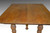 SOLD Tiger Sawn Oak Dining Table - Fluted Legs
