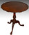 SOLD Custom Chippendale Bird Cage Tilt Top Carved Table