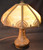 SOLD Caramel Slag Glass Panel Lamp – Handel Type