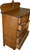 SOLD Oak Carved Hat Box Gentleman's Chest