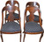 SOLD Set of 4 Flame Mahogany Period Empire Chairs