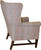 SOLD Chippendale Wing Back Arm Chair