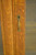 SOLD Oak Carved Curve Glass China Closet with Big Claw Feet