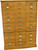 SOLD Oak 33 Drawer File Cabinet
