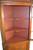 SOLD Mahogany Custom Corner China Cabinet