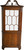 SOLD Flame Mahogany Custom Corner China Cabinet