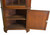 SOLD Flame Mahogany Custom Corner China Cabinet
