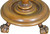 SOLD Mahogany Twisted Post Ball and Claw Pedestal by Merklen