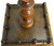 SOLD Mahogany Twisted Post Ball and Claw Pedestal by Merklen