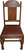 SOLD Antique Set of 6 Oak Carved Dining Chairs