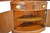 SOLD Mahogany Curved Glass Corner China Cabinet