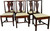 SOLD Set of 6 Mahogany Formal Dining Chairs