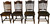 SOLD Set of 4 Oak Stylish Stout Dining Chairs