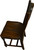 SOLD Set of 4 Oak Stylish Stout Dining Chairs