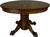 SOLD Round Oak Claw Foot Dining Table 45 Inch