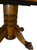 SOLD Round Oak Claw Foot Dining Table 45 Inch