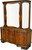 SOLD Burl Walnut Bevel Glass China Cabinet