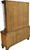 SOLD Burl Walnut Bevel Glass China Cabinet