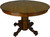 SOLD Round Oak Lion Head and Claw Foot Dining Table with 2 Leaves