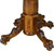 SOLD Round Oak Lion Head and Claw Foot Dining Table with 2 Leaves