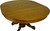 SOLD Round Oak Lion Head and Claw Foot Dining Table with 2 Leaves