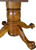 SOLD Round Oak Claw Foot Dining Table with 2 Leaves