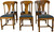 SOLD Set of 6 Empire Oak Dining Chairs