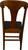 SOLD Set of 6 Empire Oak Dining Chairs