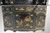 SOLD Antique Chinoiserie Four-door Beveled Glass Decorated Breakfront