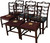 SOLD Set of 6 Mahogany Chippendale Ribbon Back Chairs