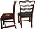 SOLD Set of 6 Mahogany Chippendale Ribbon Back Chairs
