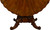 SOLD Empire Flame Mahogany Tilt Top Kitchen Table -Oversized Stand Period