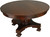 SOLD Round Mahogany Ball and Claw Dining Table Banquet - 10 Feet Long