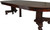 SOLD Round Mahogany Ball and Claw Dining Table Banquet - 10 Feet Long