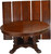 SOLD Round Mahogany Acanthus Carved Dining Banquet Table – 11 Feet Long!!