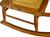 SOLD Antique Rocking Chair, Antique Oak Children’s Pressback Arm Rocker