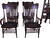 SOLD Set of 4 Victorian Carved Arm Chairs - Rare