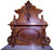 SOLD Marble Top Victorian Carved Huntsboard