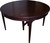SOLD Round Mahogany Dining Table - 54 inch – 4 Leaves