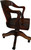 SOLD Antique Banker Lawyers Swivel and Tilt Office Chair by Faust