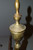 SOLD Pair of Brass Chippendale Andirons