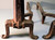 SOLD Pair of Mission Style Andirons