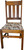 SOLD Set of 5 Oak Mission Dining Chairs