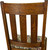 SOLD Set of 5 Oak Mission Dining Chairs