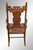 SOLD Antique Oak Press-back Rocker - Very Fancy